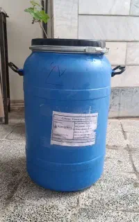 دبه ۱۰۰ لیتری تسمه فلزی واشر دار