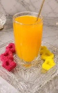 پک۷تایی شربت خشک خانگی انبه زعفران گل محمدی و...