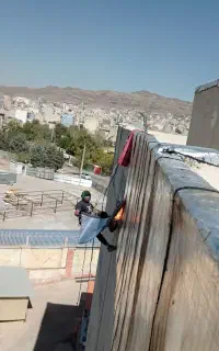 ایزوگام در ارتفاع بدون داربست تضمینی