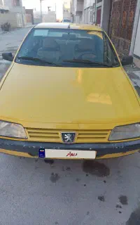 تاکسی توشهری کنگاور پژو دوگانه کارخانه مدل ۹۰