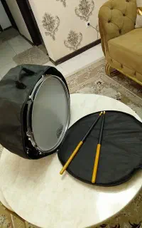 درام یاماها در حد نو با کاور و چوب