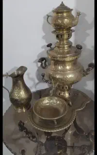 فروش سماور زغالی با پارچ
