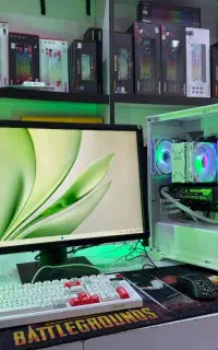 سیستم گیمینگ سفید آکبند D5