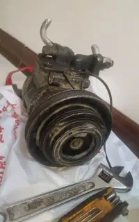 کمپرسور کولر ژاپنی DENSO اصل سایز 15 توسان اسپرتیج