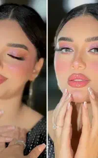 شنیون و میکاپ سبک نچرال و اروپایی