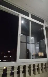 پنجره تراس . سکوریت مستر . شیشه دوجداره