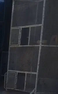قفس کبوتر. جفتکن چرخ دار