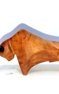 مجسمه چوبی مینیمال دکوری