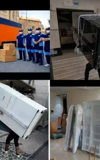 اساس کشی در سراسر قم ماشین بزرگ کارگر خالی