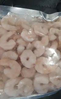 میگو آماده پخت بسته بندی