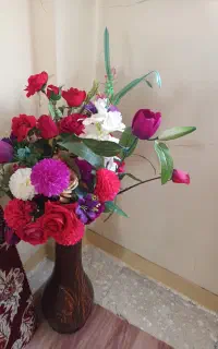 گل با گلهای خارجی وایرانی