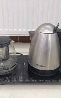 چای‌ساز برقی Bonito (استیل-شیشه، کم‌کارکرد)