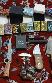 کلکسیون فندک و چاقو