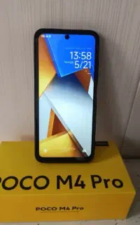 گوشی پوکو M4pro با کارتون