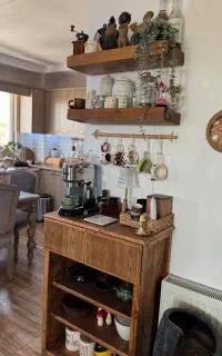 کافی بار چوبی