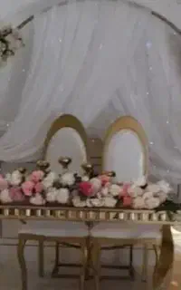 جایگاه عروس و دوماد و ورودی مراسم