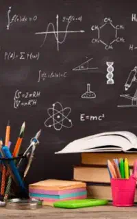 تدریس و‌ حل نمونه سوالات امتحانی ریاضی و شیمی