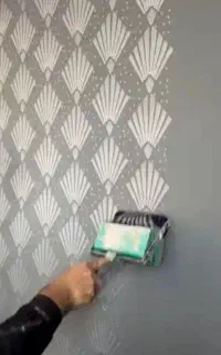 طرح کاغذدیواری نقاشی ساختمان