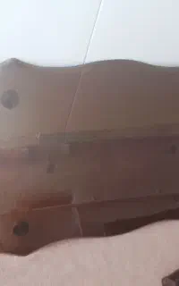 میز عسلی شیشه ای