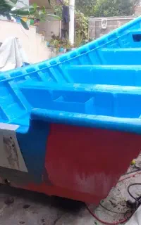 قایق یاماها ۸۵ و قایق تشت تمیز نو نو بدون مواد