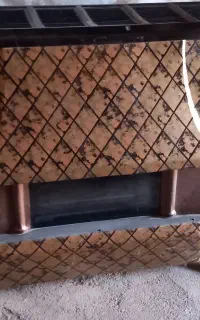 بخاری طرح شومینه و چرخ خیاطی