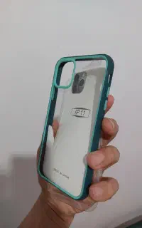 قاب شفاف دور سیلیکون آیفون ۱۱