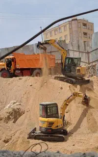 بابکت مینی بیل حمل نخاله کندن استخر تخریب خاکبردار