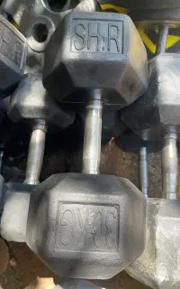 دمبل و صفحه کارکرده