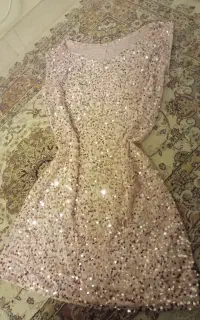 پیراهن مجلسی شیک رنگ کالباس سایز ۴۶ ۴۸ فقط ۴۰۰هزار