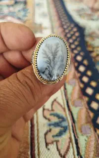 انگشتر شجر طلاو نقره