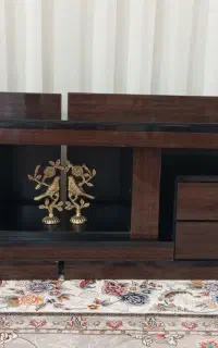 زیر تلویزیونی چوبی