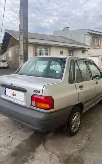 پراید مدل 87 بی رنگ