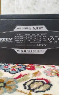 منبع تغذیه500w green