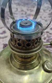 چراغ گردسوز قدیمی آبی سوز