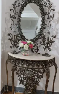آینه و شمعدان