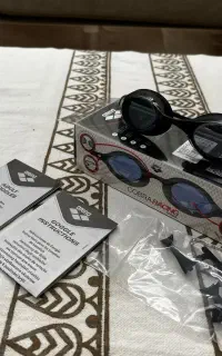 عینک شنا arena مدل cobra racing دودی