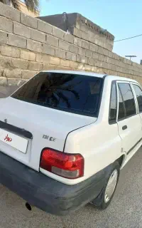 پراید مدل ۹۲ بی رنگ