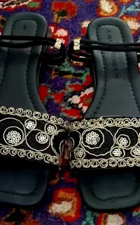 صندل مشکی تابستانه