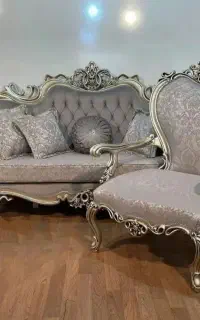 مبل افسون نه نفره لوکس  ++با میز های عسلی ست