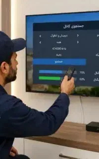 نصب تخصصی آنتن و گیرنده ، (آنتن مرکزی) و تلویزیون