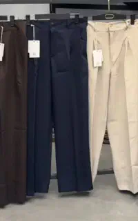 شلوار بگ ریزشی مردانه وپیراهن استایل روز