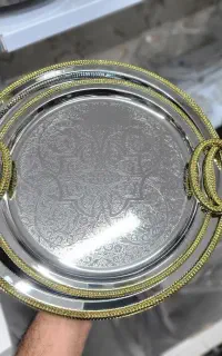 جشنواره فروش ویژه سینی استیل پذیرایی زیرقیمت