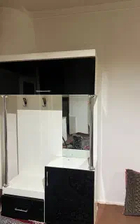 جاکفشی وجالباسی آینه دار گلاسه براق