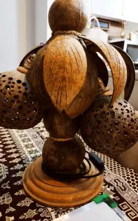 چراغ خواب سالم تمام چوب طبیعی