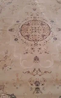 فرش۹متری گل ابریشم ماشینی