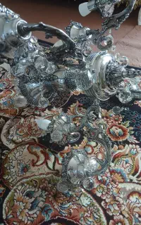یک عدد لوستر برنجی