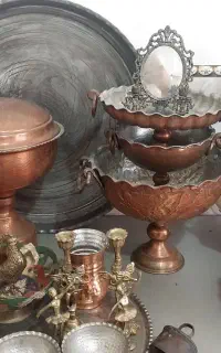ظروف مسی و برنجی  قدیمی
