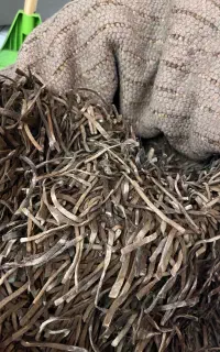 فرش پرز بلند دست بافت تمام چرم درسا ۴ متری