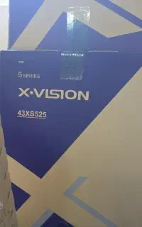 تلویزیون ۴۳اینچ هوشمندایکس ویژن مدل43xs525 آکبند