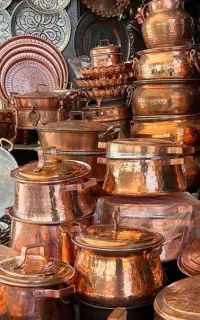 ظروف مسی نو وکارکرده